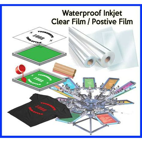 Clear Film Screen Print: Perfect Solution for High-Quality Prints.
